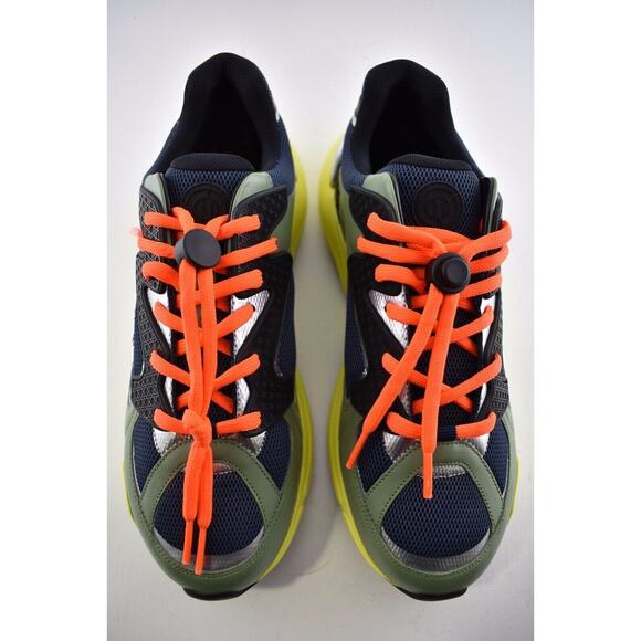 Dior Mens B24 Sorayama Black Yellow Green Low Top Lace Up Tie Flat Sneakers 41 8 - Picture 7 of 11